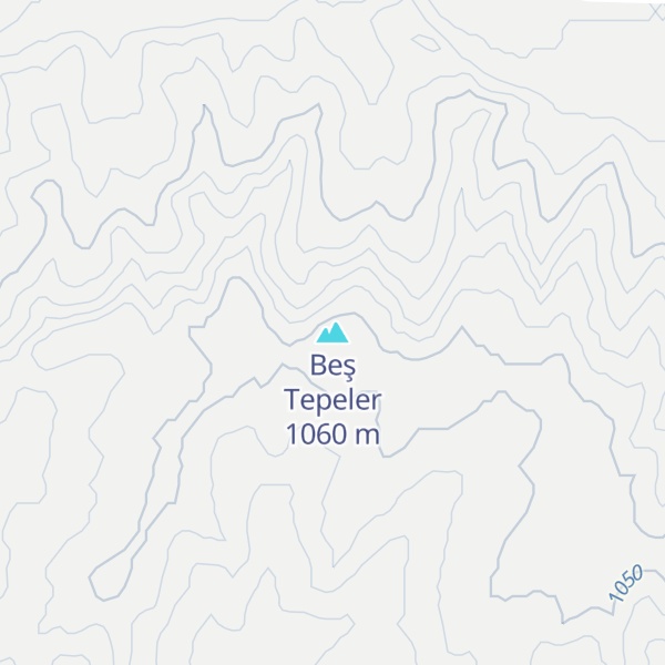 Map of Beş Tepeler