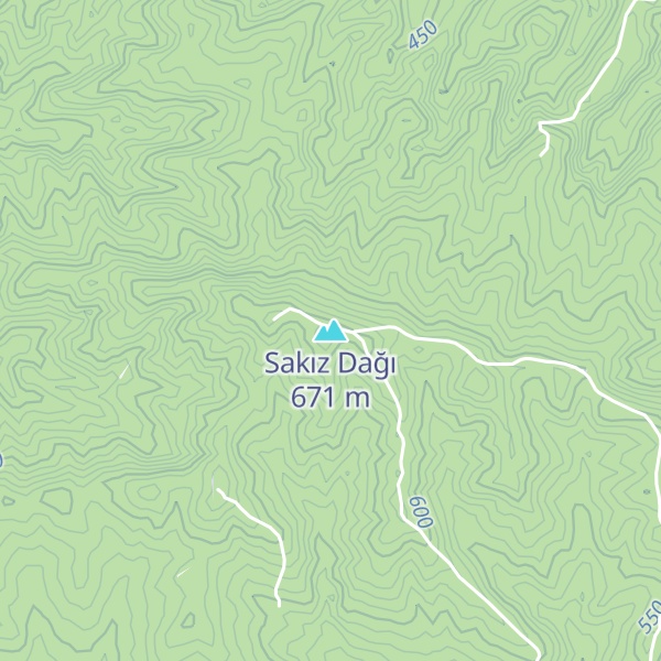 Map of Sakız Dağı