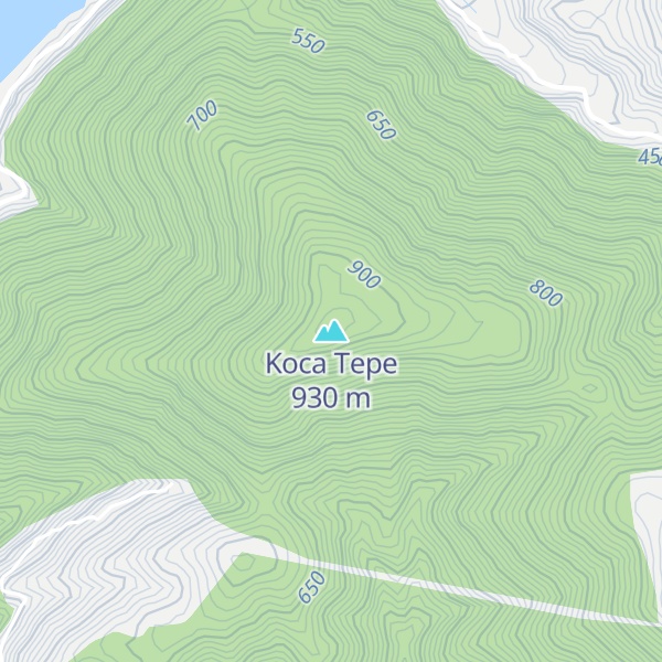 Map of Koca Tepe