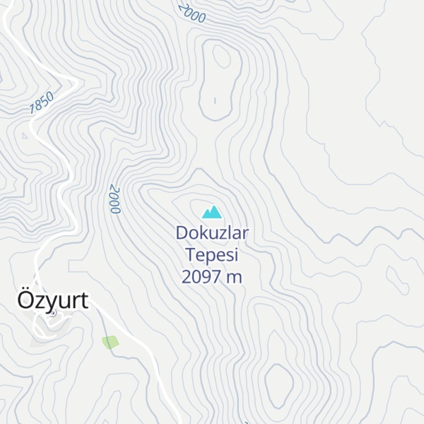 Map of Dokuzlar Tepesi