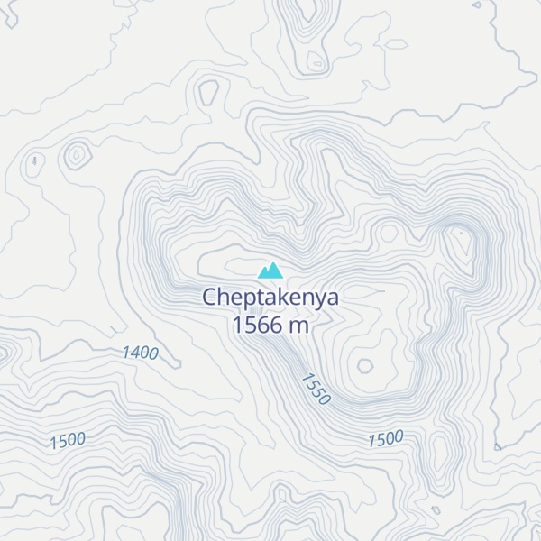 Map of Cheptakenya