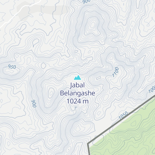 Map of Jabal Belangashe