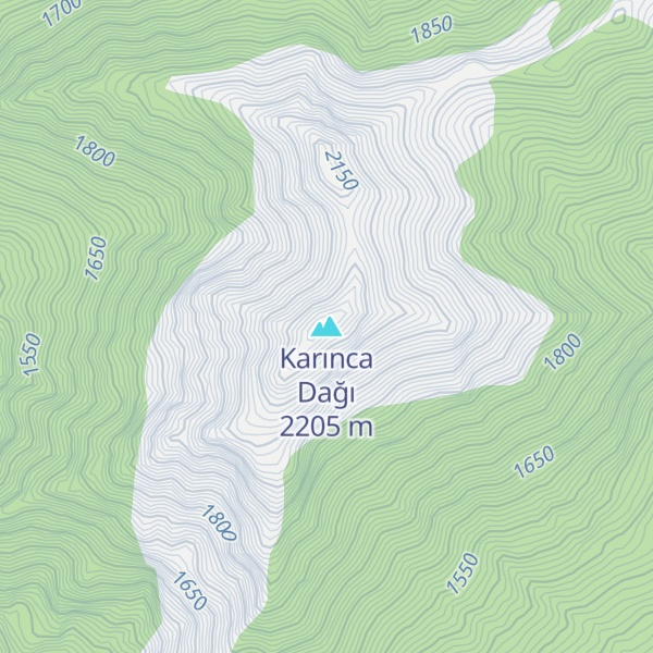 Map of Karınca Dağı