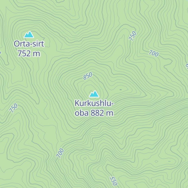 Map of Kurkushlu-oba