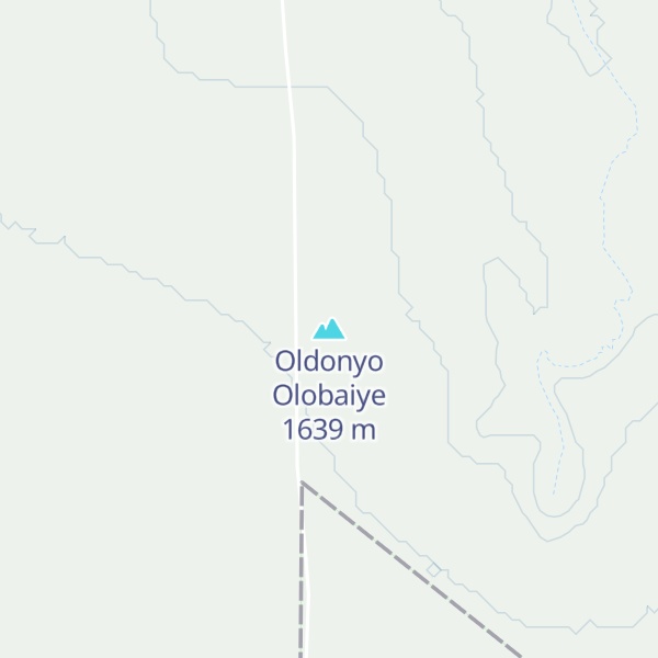 Map of Oldonyo Olobaiye