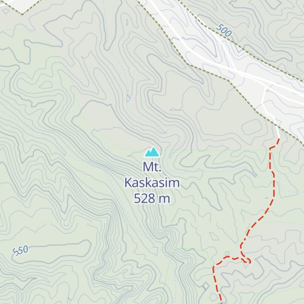 Map of Mt. Kaskasim