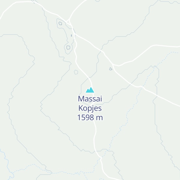 Map of Massai Kopjes
