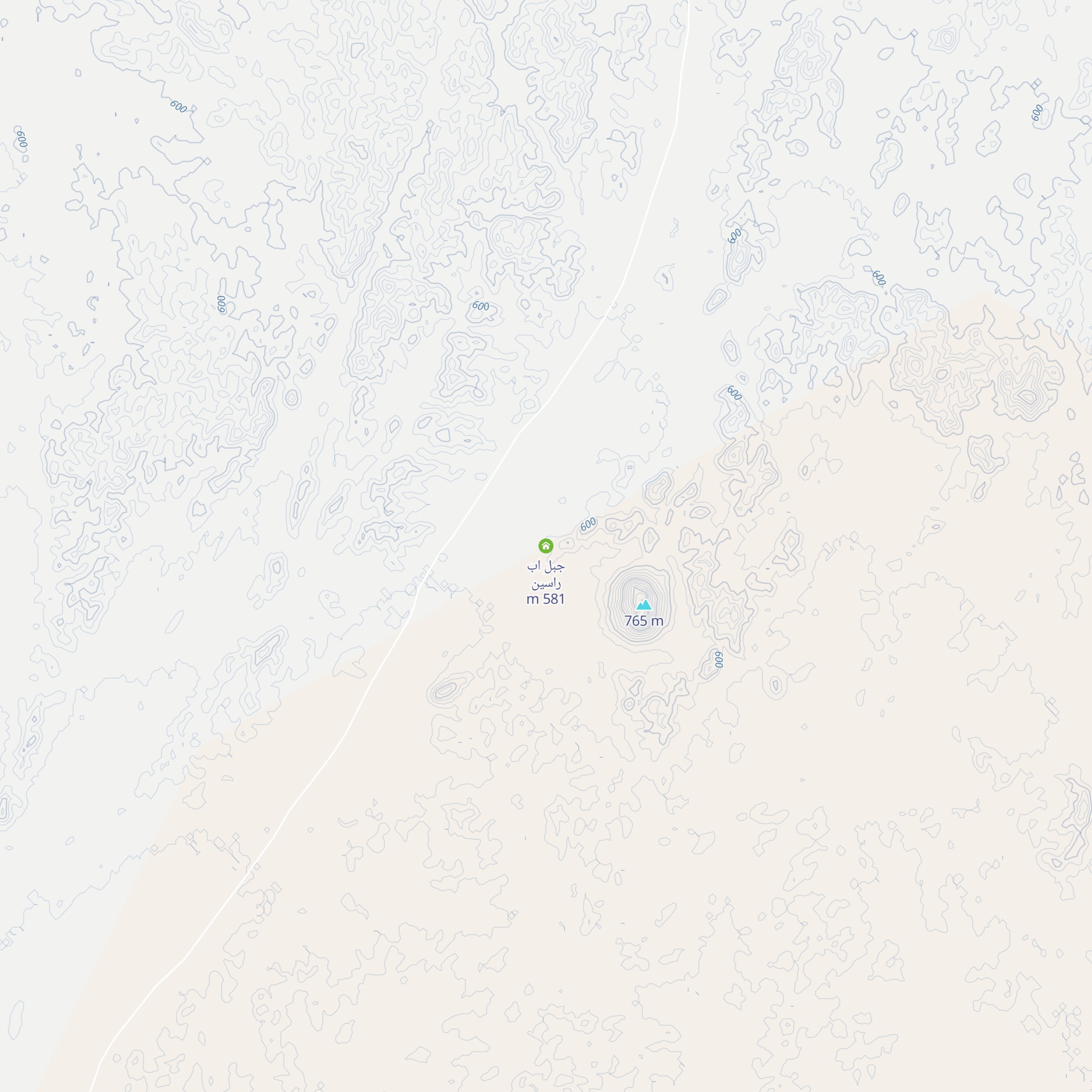 جبل اب راسين map