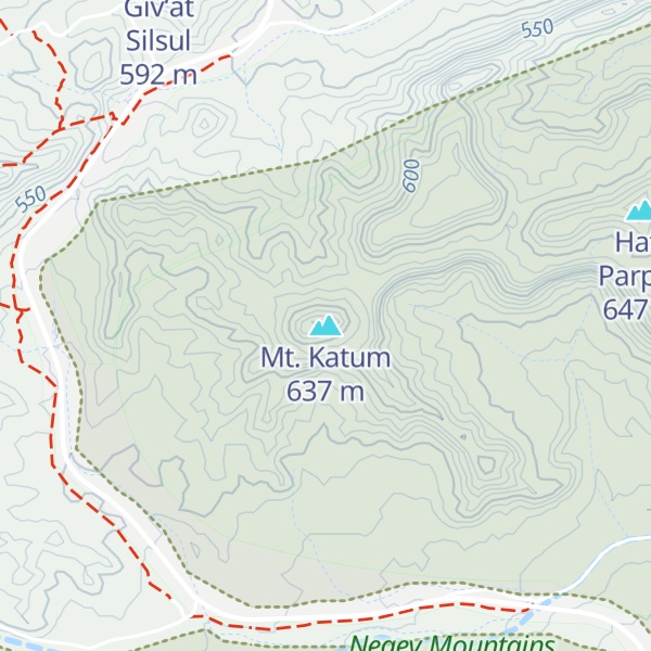 Map of Mt. Katum