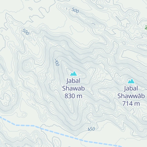 Map of Jabal Shawab