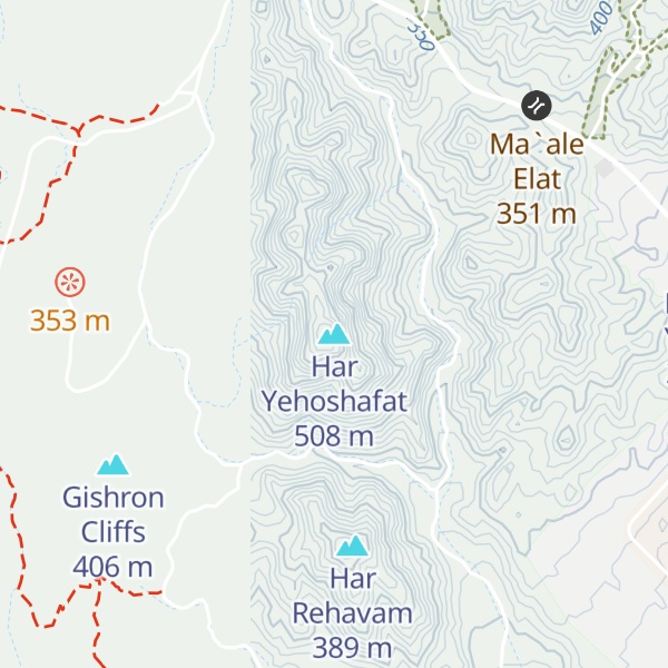 Map of Har Yehoshafat
