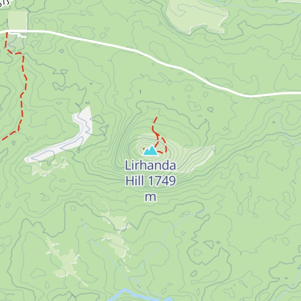 Map of Lirhanda Hill
