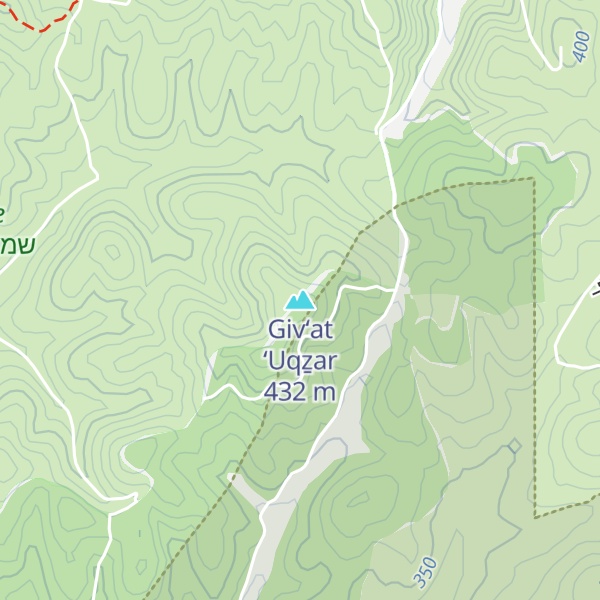 Map of Giv‘at ‘Uqẕar