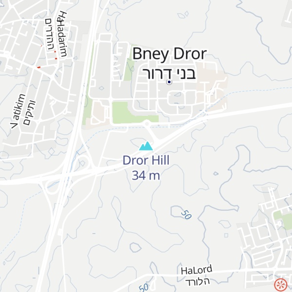 Map of Dror Hill