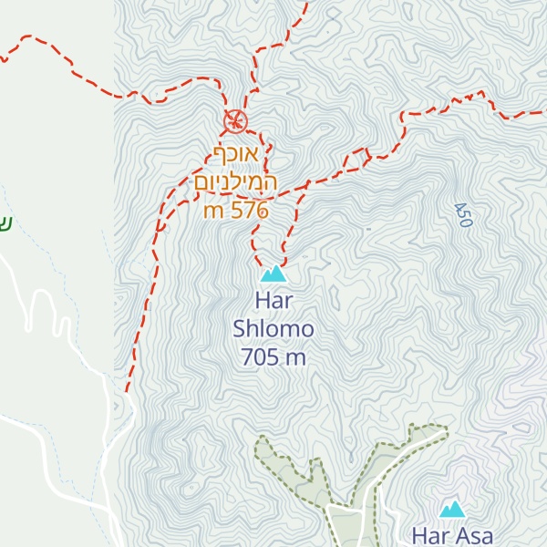 Map of Har Shlomo