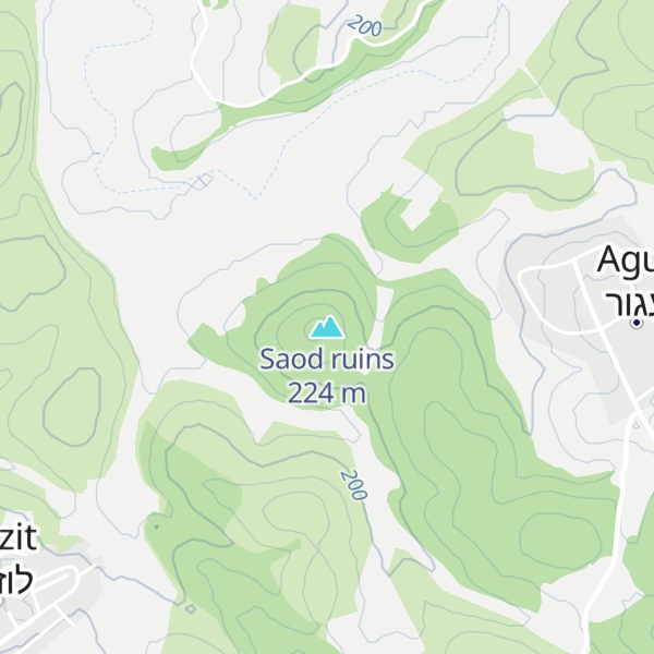 Map of Saod ruins