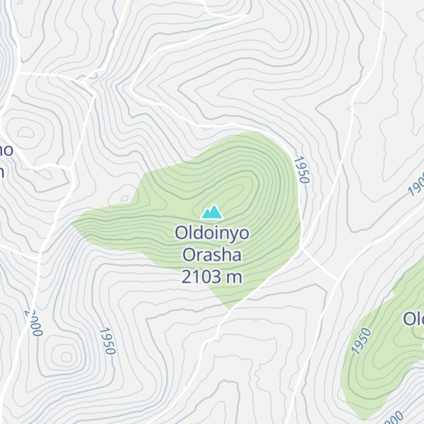 Map of Oldoinyo Orasha