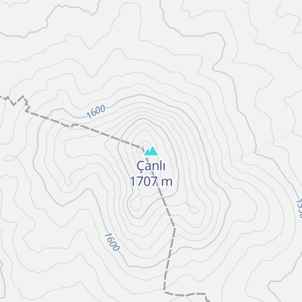 Map of Çanlı