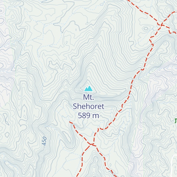 Map of Mt. Shehoret