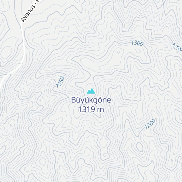 Map of Büyükgöne