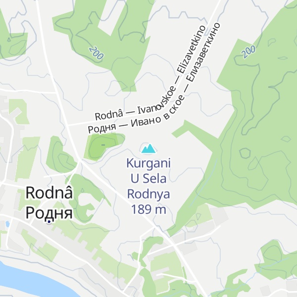 Map of Kurgani U Sela Rodnya