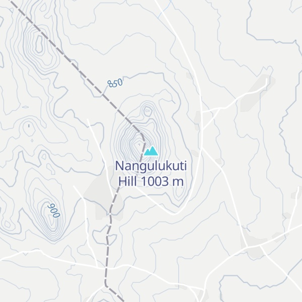Map of Nangulukuti Hill
