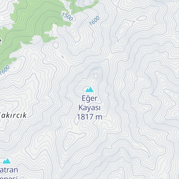 Map of Eğer Kayası