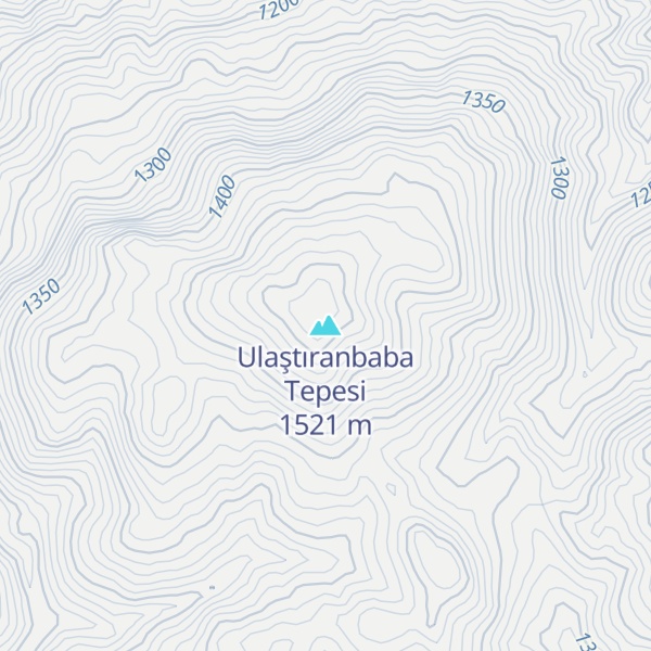 Map of Ulaştıranbaba Tepesi