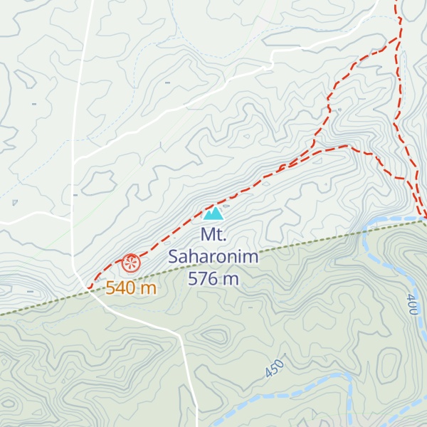 Map of Mt. Saharonim