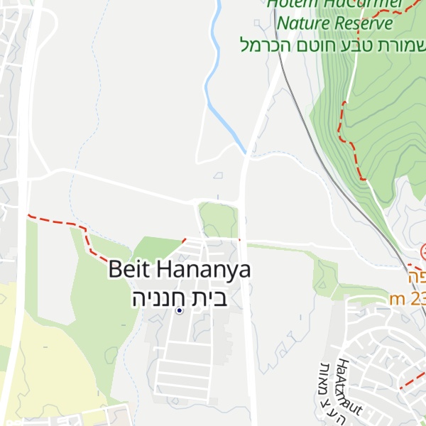 Map of Tel Mevorakh