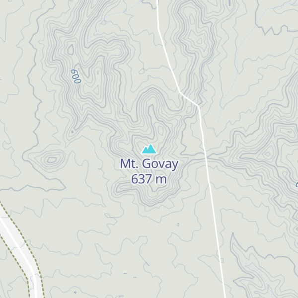 Map of Mt. Govay