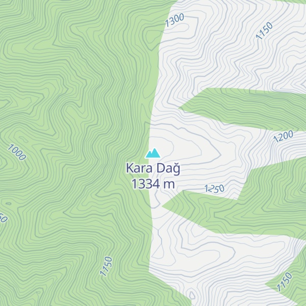 Map of Kara Dağ