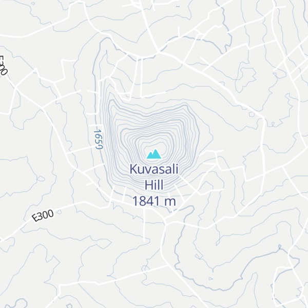 Map of Kuvasali Hill