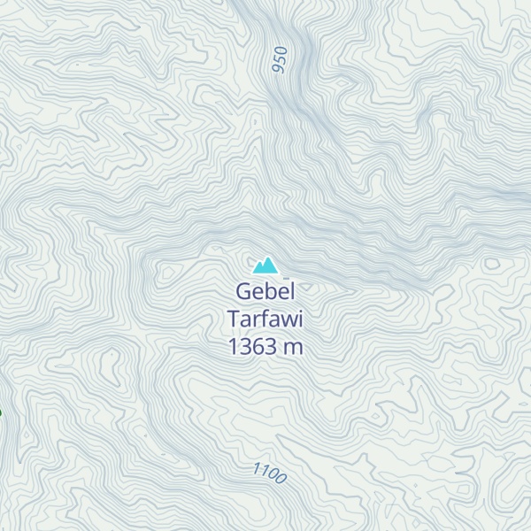 Map of Gebel Tarfawi