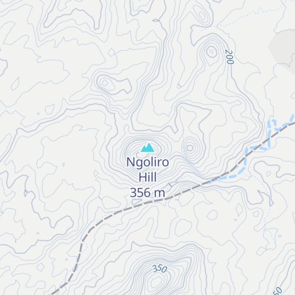 Map of Ngoliro Hill
