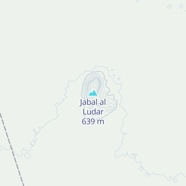 Map of Jabal al Ludar