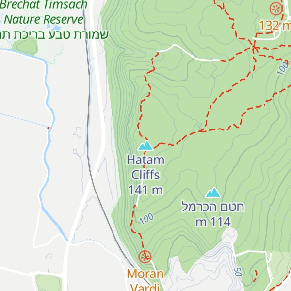 Map of Hatam Cliffs