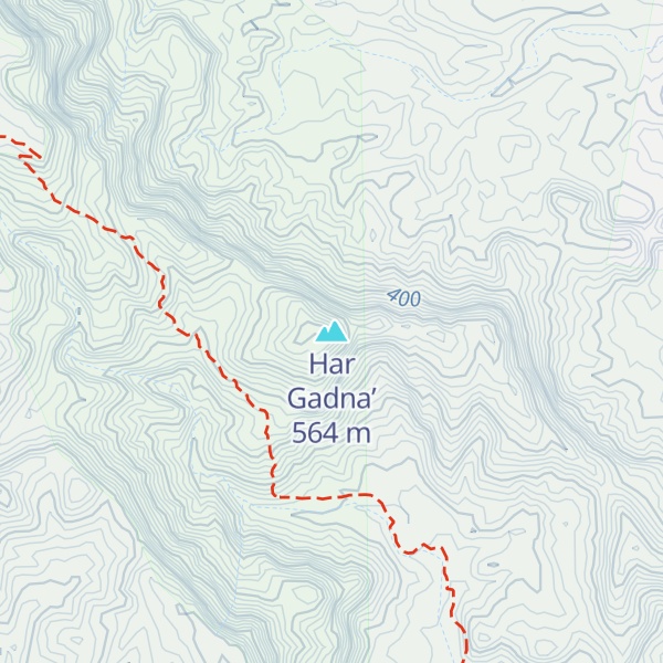 Map of Har Gadna’