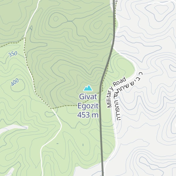 Map of Givat Egozit