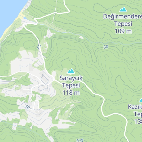 Map of Saraycık Tepesi