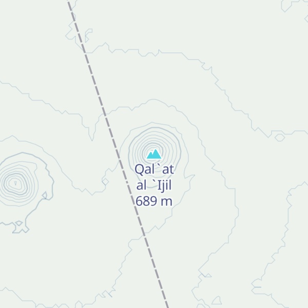 Map of Qal`at al `Ijil