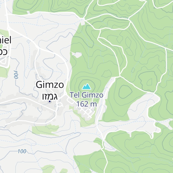 Map of Tel Gimzo