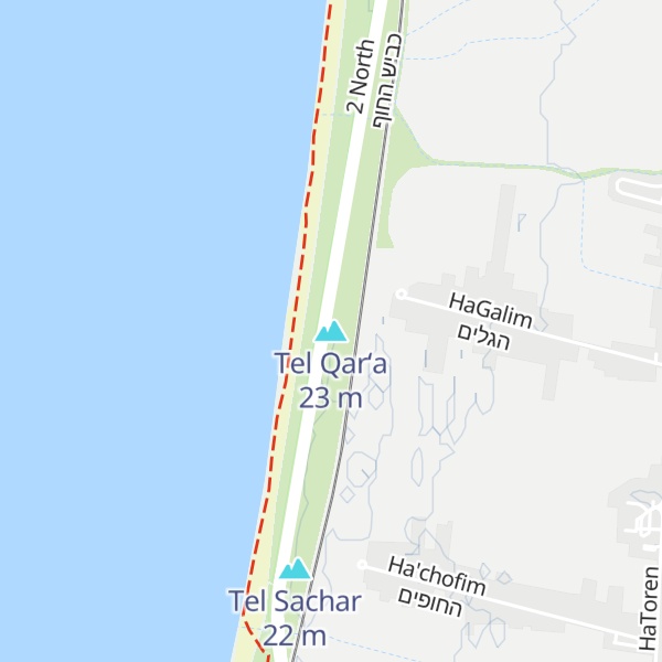 Map of Tel Qar‘a