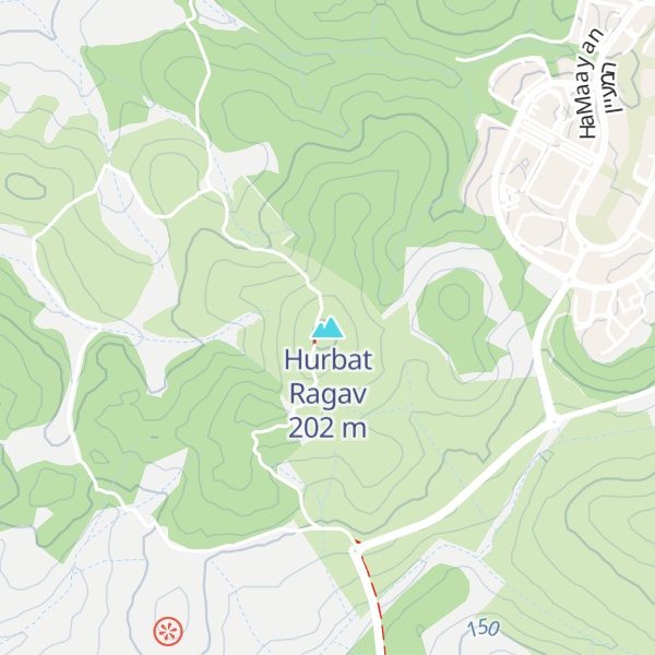 Map of Hurbat Ragav
