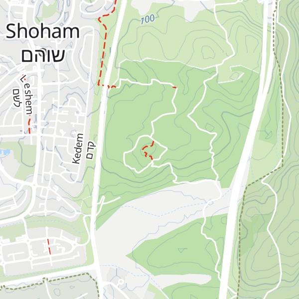 Map of Giv'at HaSaflulim;Saflulim Viewpoint