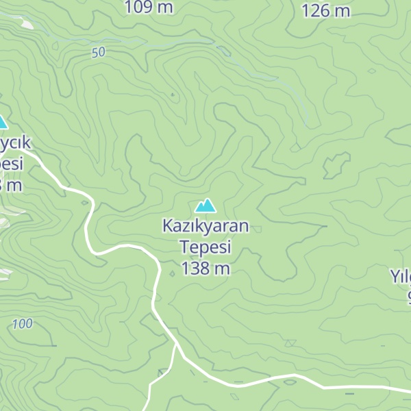 Map of Kazıkyaran Tepesi