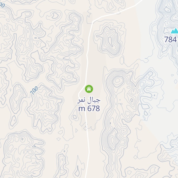 Map of جبال نمر