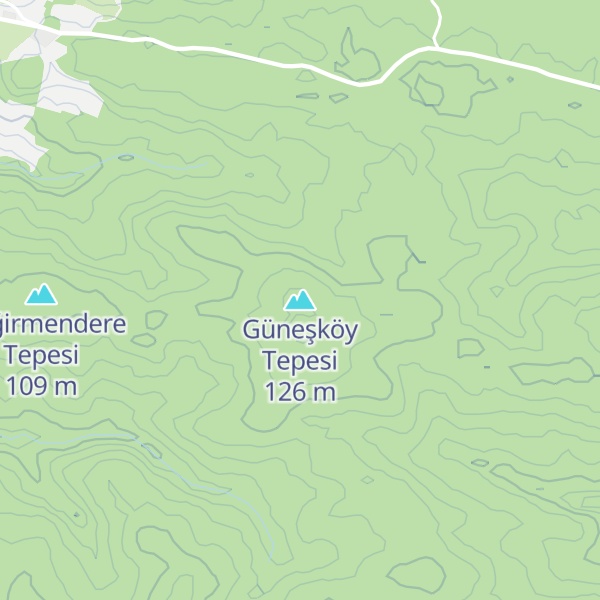 Map of Güneşköy Tepesi