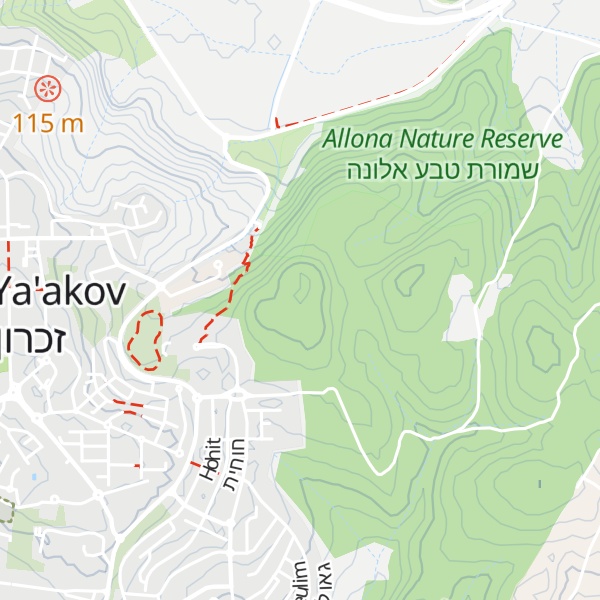 Map of Har Zikhrona