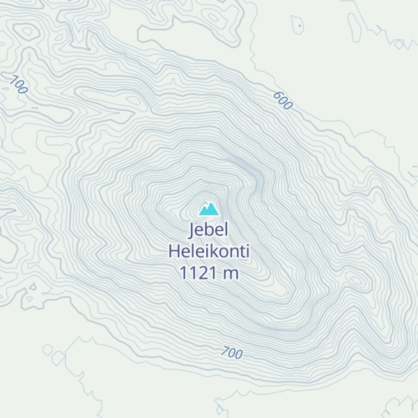 Map of Jebel Heleikonti